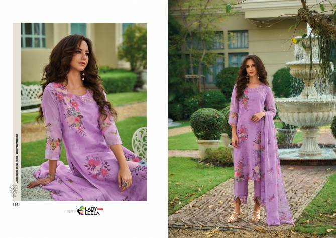Rubina By Lady Leela Organza Printed Readymade Suits Wholesale Market In Surat